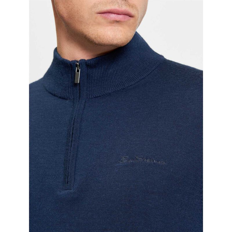 Ben Sherman Merino Half Zip image number 2